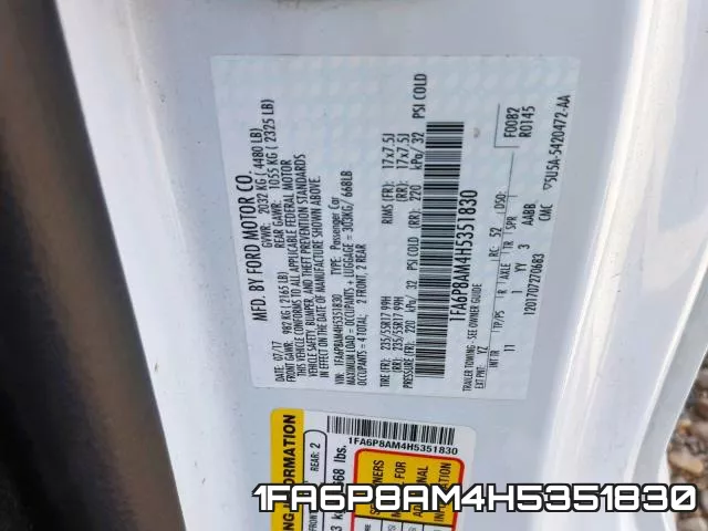 1FA6P8AM4H5351830 фото 2