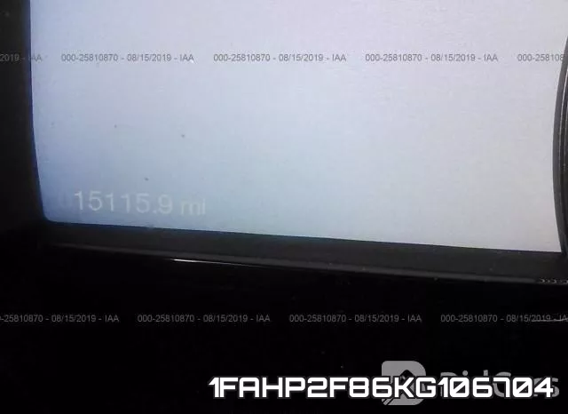 1FAHP2F86KG106704 фото 8