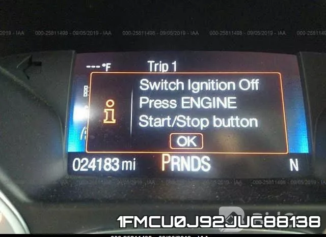 1FMCU0J92JUC88138 фото 8