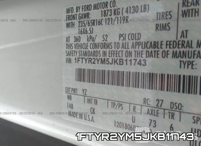 1FTYR2YM5JKB11743 фото 10