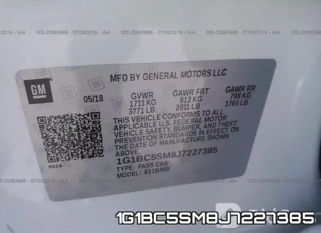 1G1BC5SM8J7227385 фото 10