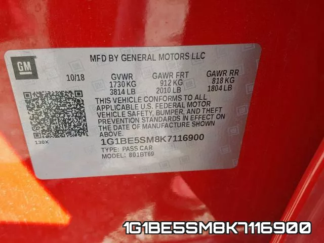 1G1BE5SM8K7116900 фото 2