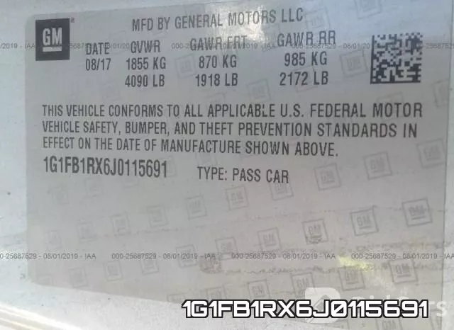1G1FB1RX6J0115691 фото 10