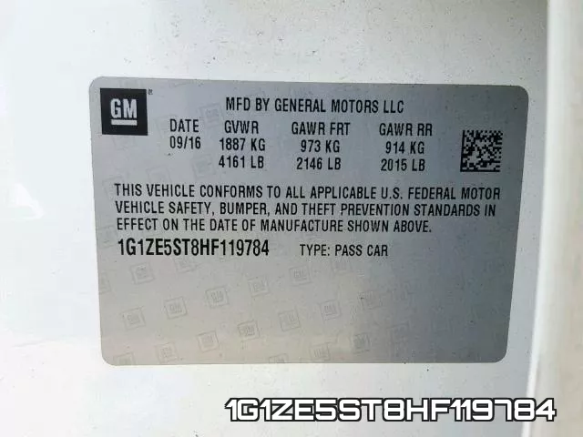 1G1ZE5ST8HF119784 фото 2