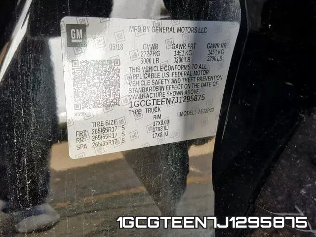 1GCGTEEN7J1295875 фото 2