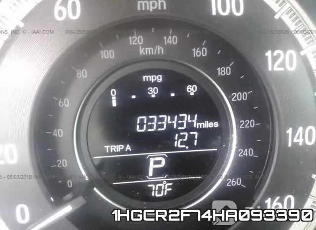 1HGCR2F74HA093390 фото 8
