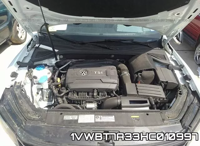 1VWBT7A33HC010997 фото 2