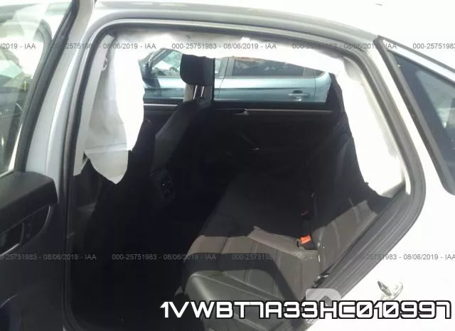 1VWBT7A33HC010997 фото 9