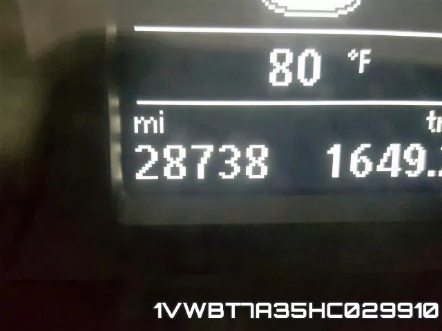 1VWBT7A35HC029910 фото 9