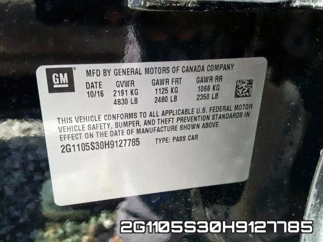 2G1105S30H9127785 фото 2