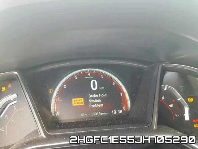 2HGFC1E55JH705290 фото 9