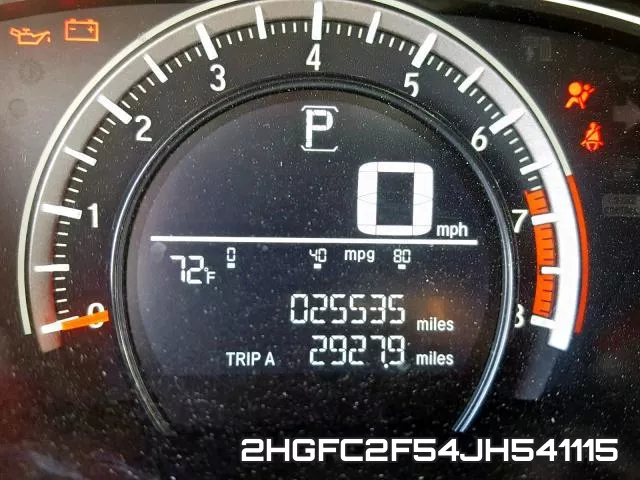 2HGFC2F54JH541115 фото 9