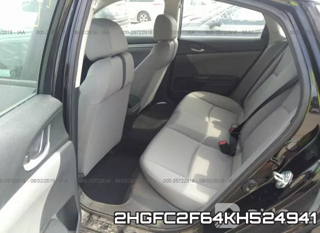 2HGFC2F64KH524941 фото 9