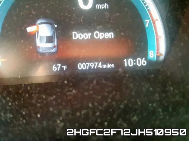 2HGFC2F72JH510950 фото 9