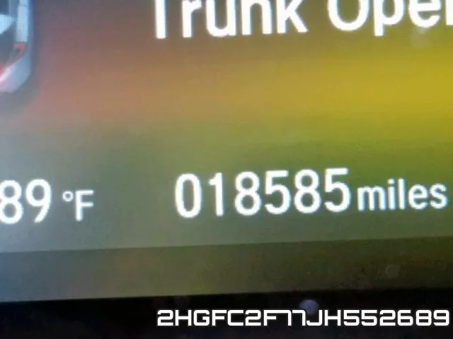 2HGFC2F77JH552689 фото 9