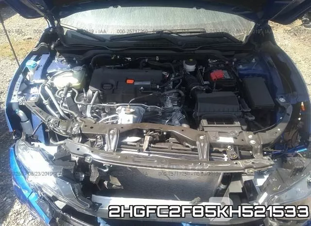 2HGFC2F85KH521533 фото 2