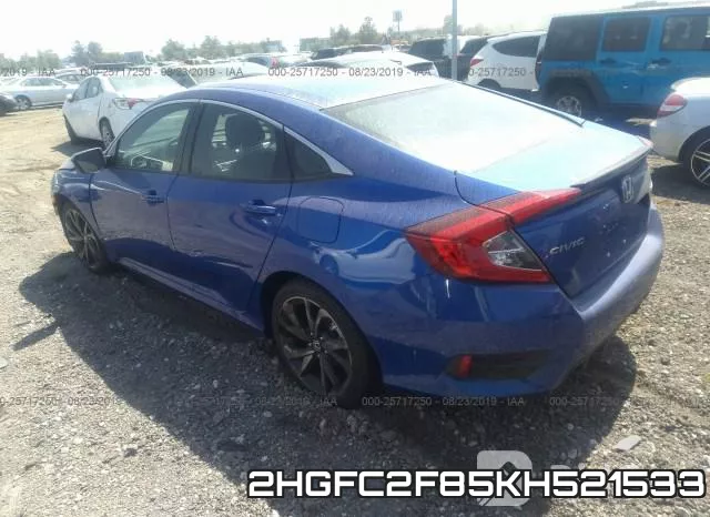 2HGFC2F85KH521533 фото 4