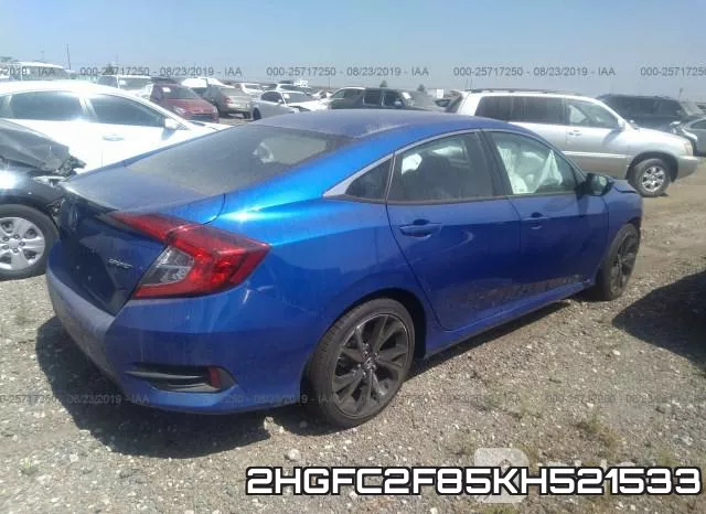 2HGFC2F85KH521533 фото 5