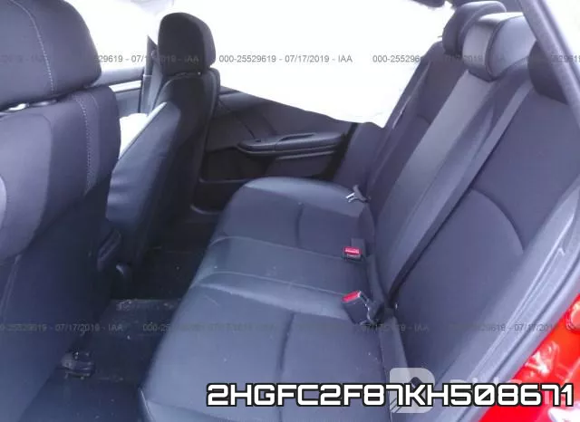 2HGFC2F87KH508671 фото 9