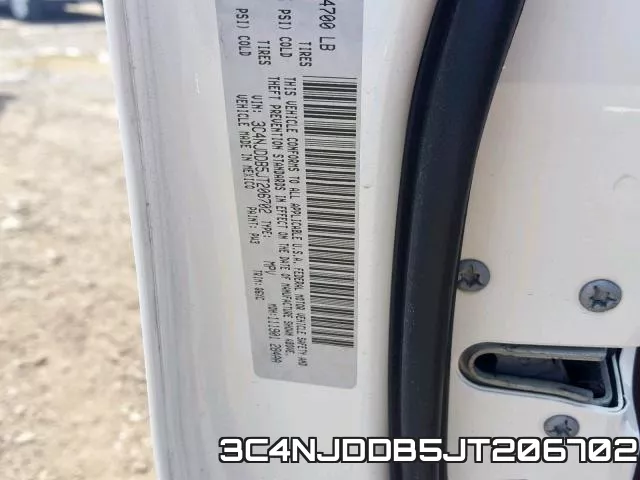 3C4NJDDB5JT206702 фото 2