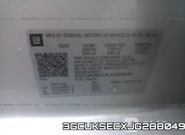 3GCUKSECXJG288049 фото 10