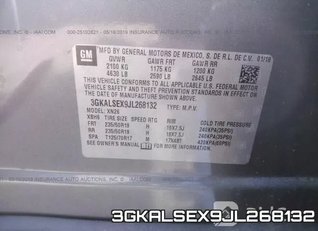 3GKALSEX9JL268132 фото 10