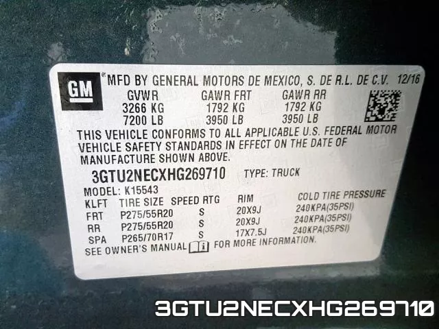 3GTU2NECXHG269710 фото 2