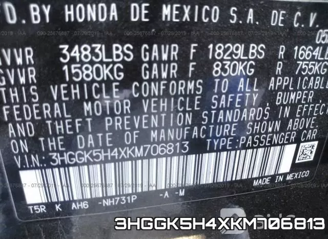 3HGGK5H4XKM706813 фото 10