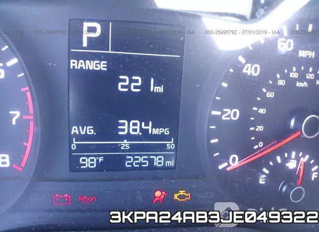 3KPA24AB3JE049322 фото 8