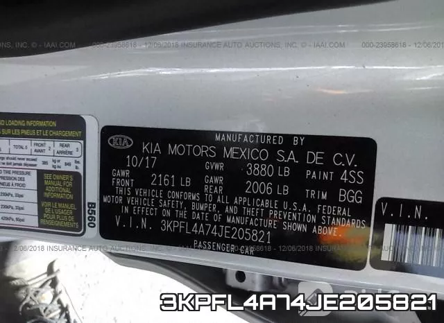 3KPFL4A74JE205821 фото 10