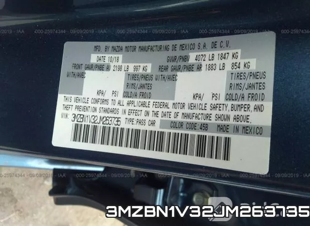 3MZBN1V32JM263735 фото 10