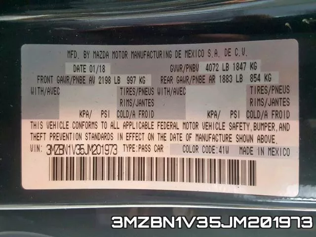 3MZBN1V35JM201973 фото 2