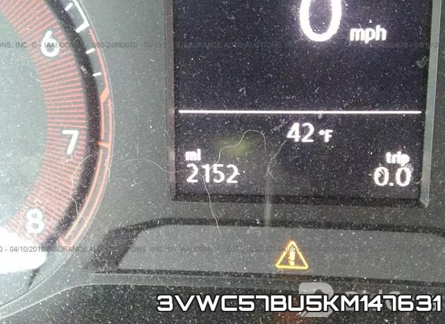 3VWC57BU5KM147631 фото 8