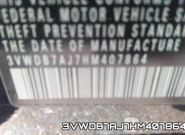 3VWDB7AJ7HM407864 фото 10