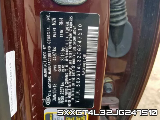 5XXGT4L32JG247510 фото 2