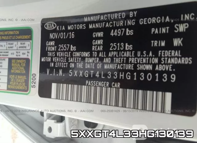 5XXGT4L33HG130139 фото 10