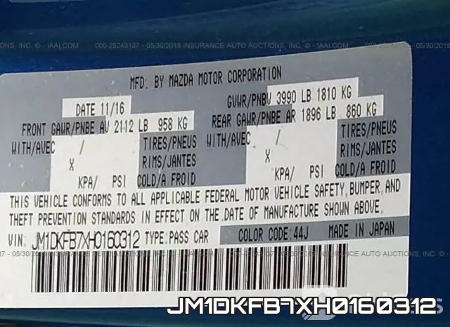 JM1DKFB7XH0160312 фото 10