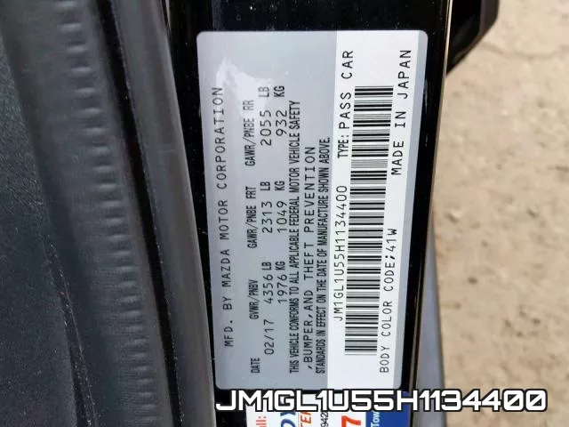 JM1GL1U55H1134400 фото 2