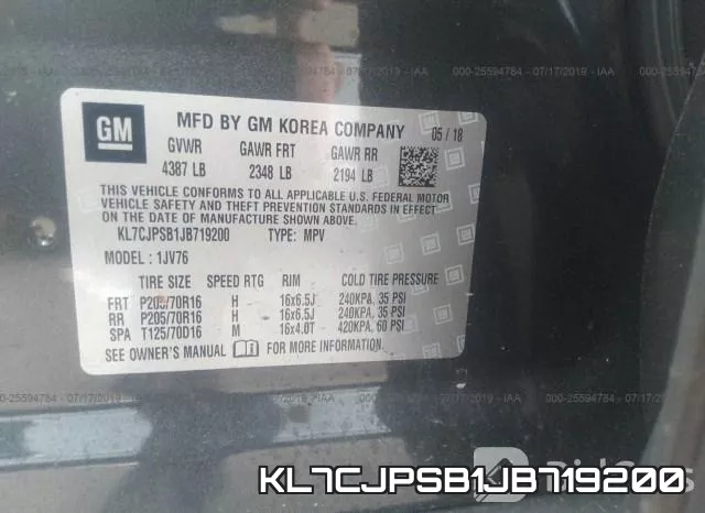 KL7CJPSB1JB719200 фото 10