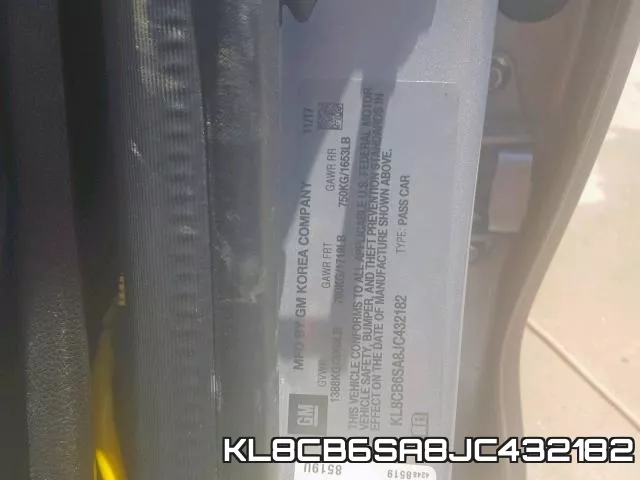 KL8CB6SA8JC432182 фото 2