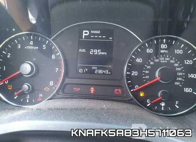 KNAFK5A83H5711063 фото 8