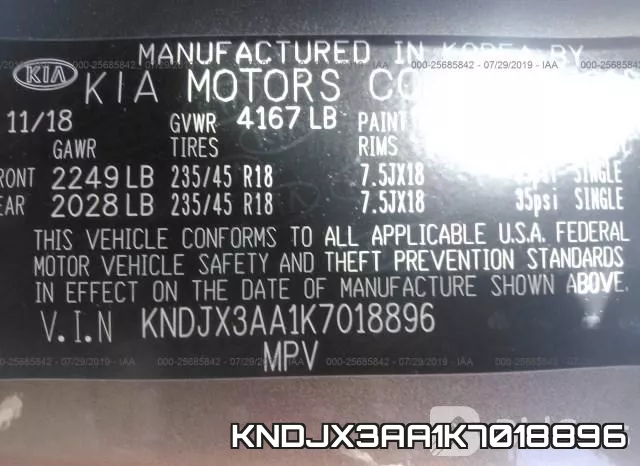 KNDJX3AA1K7018896 фото 10