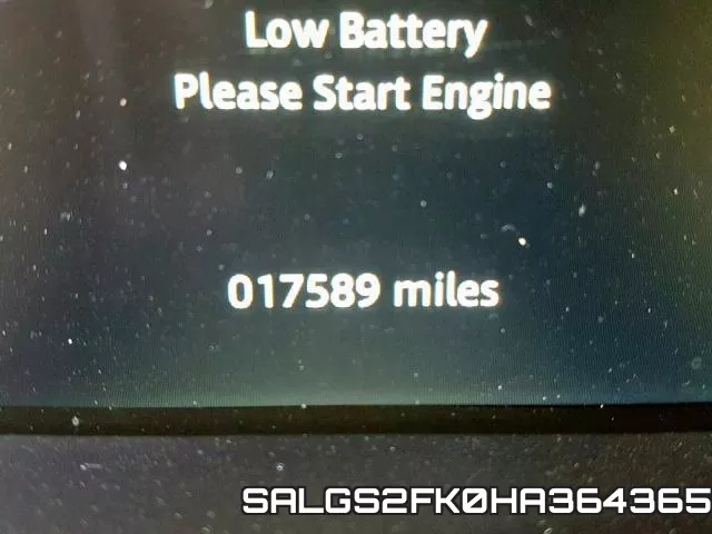 SALGS2FK0HA364365 фото 9