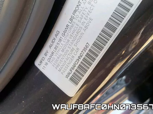 WAUF8AFC0HN073567 фото 2