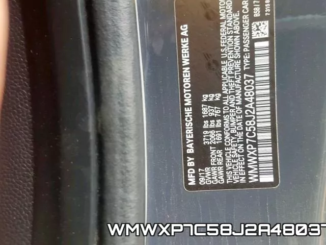 WMWXP7C58J2A48037 фото 2