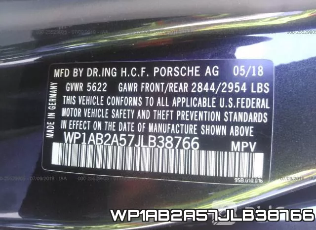 WP1AB2A57JLB38766 фото 10