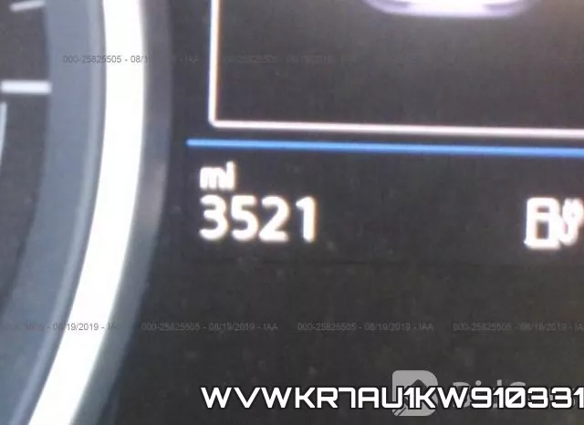 WVWKR7AU1KW910331 фото 8