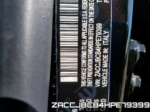 ZACCJBCB4HPE79399 фото 2