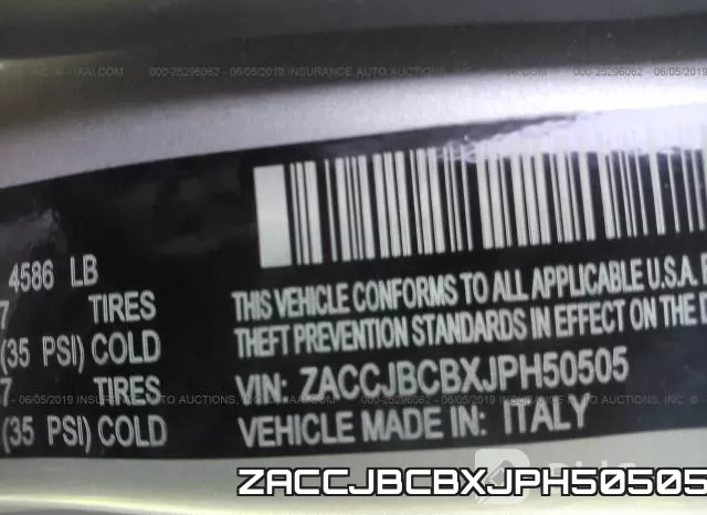 ZACCJBCBXJPH50505 фото 10