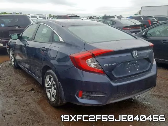 19XFC2F59JE040456 фото 4